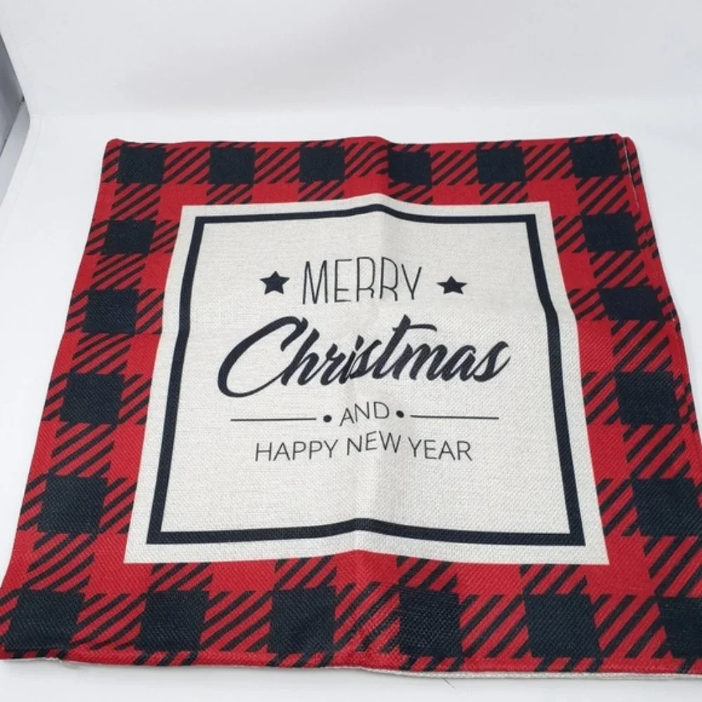 Decorative Holiday Throw Pillow Covers Set of 4